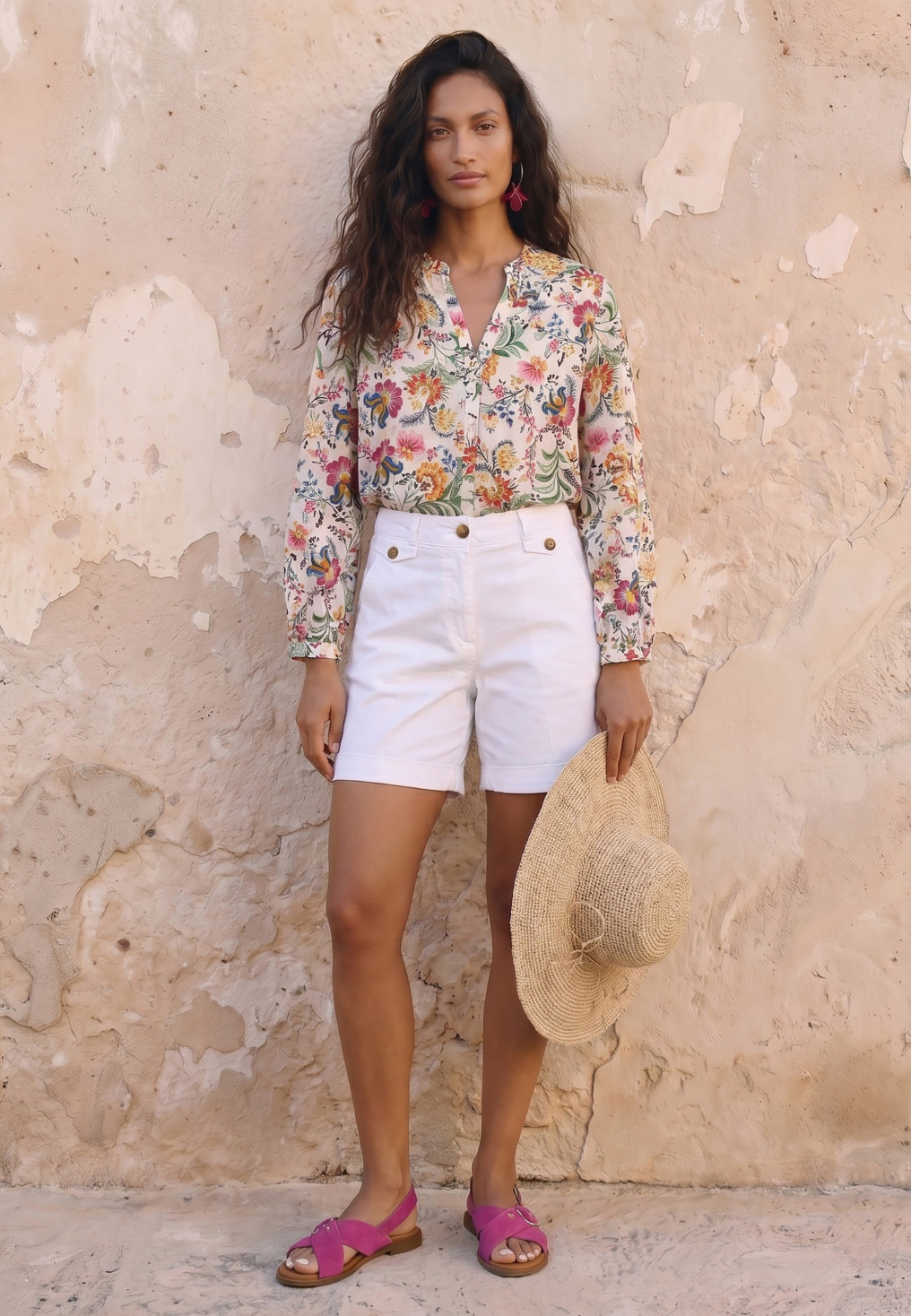 SHORT - LUBIN - BLANC